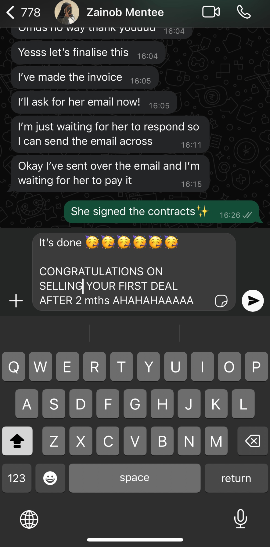 Client result screenshot 4
