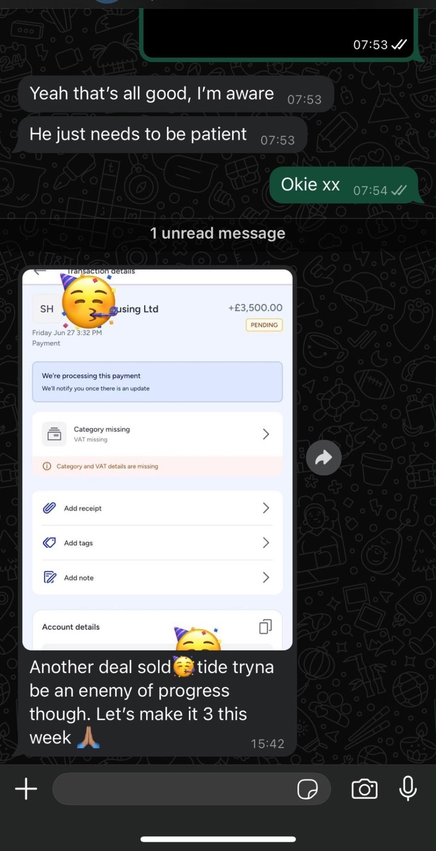 Client result screenshot 1