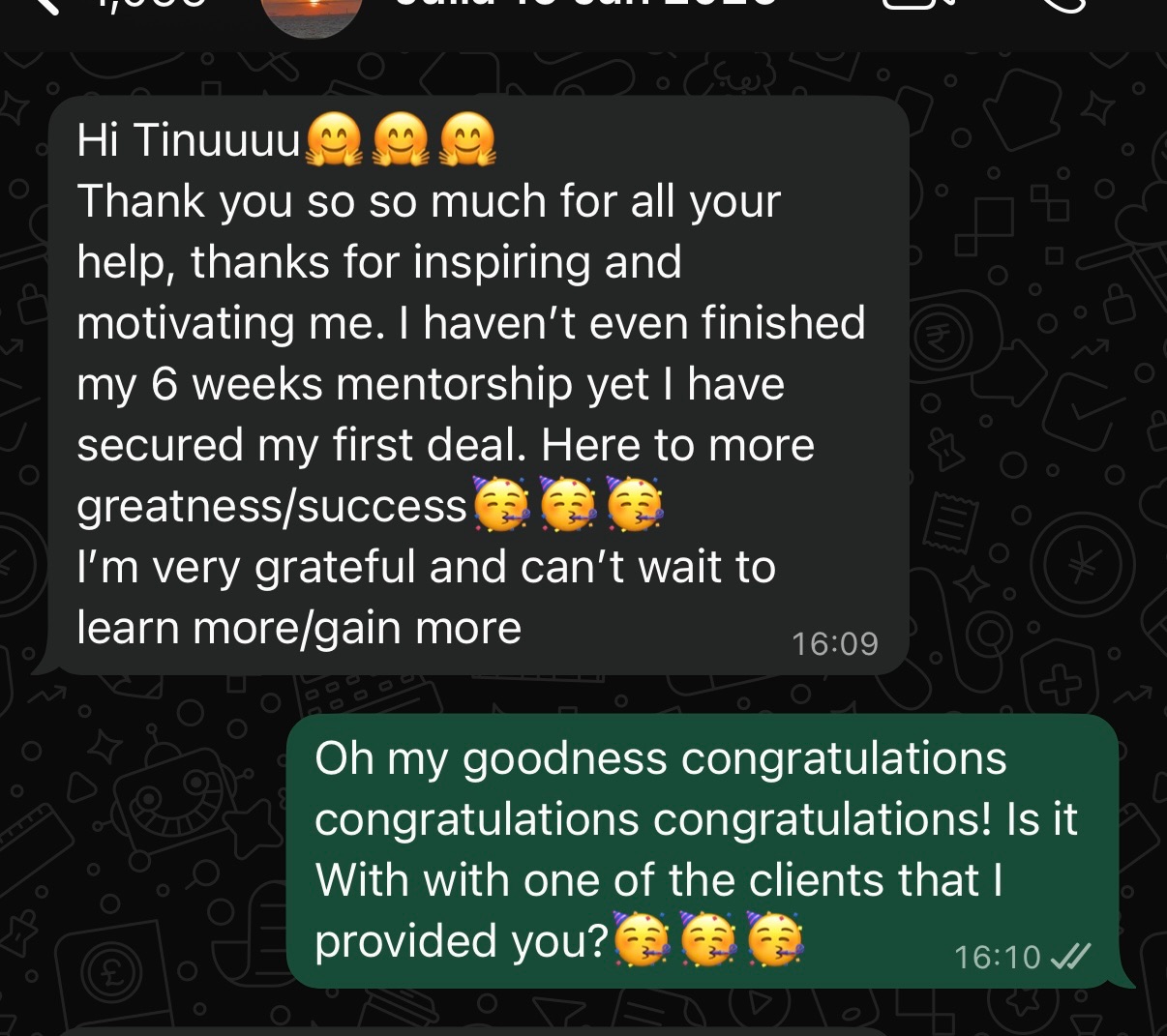 Client result screenshot 2